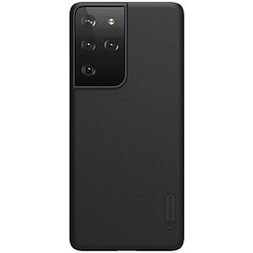 Ốp lưng dành cho Samsung Galaxy S21 Ultra chính hãng Nillkin Frosted Shield dạng sần - Hàng nhập khẩu