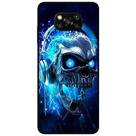 Ốp lưng dành cho Xiaomi Poco X3 mẫu Lâu Xanh Nghe Nhạc