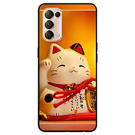 Ốp lưng dành cho Oppo Reno 5 mẫu Mèo May Mắn 10