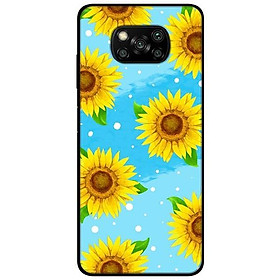 Ốp lưng dành cho Xiaomi Poco X3 mẫu Họa Tiết Hoa Vàng 2