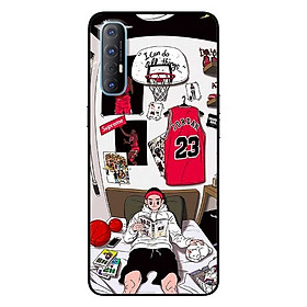 Ốp lưng dành cho Oppo Reno 3 Pro mẫu Cậu Bé Sneaker