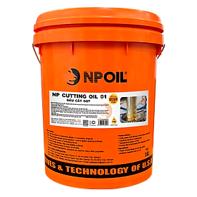 Dầu cắt gọt NP CUTTING OIL 01/02/03 (01 02 Pha nước/ 03 Không pha nước) - Xô 18 Lít - Hàng Chính Hãng