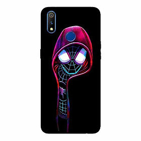 Ốp lưng in cho Realme 3 Pro Nhện Đen