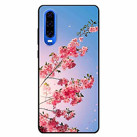 Ốp lưng dành cho Huawei P30 mẫu Hoa Đào Rơi
