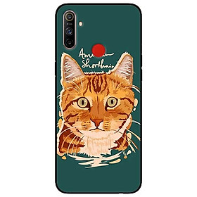 Ốp lưng dành cho Realme C3 mẫu Mèo Vàng Xanh