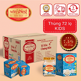 Thùng 72 lọ Nước Yến Sào win