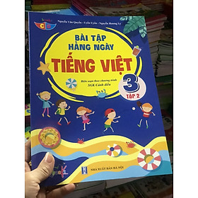 Sách - Combo Bài Tập Hằng Ngày Toán và Tiếng Việt Lớp 3 - cánh diều  - Tập 1, 2 (2 cuốn)