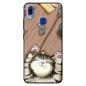 Ốp in cho Vivo Y91 Mèo Khóc - Hàng chính hãng