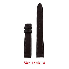  Dây đồng hồ da bò nhiều size màu nâu đất HT8102-16-30