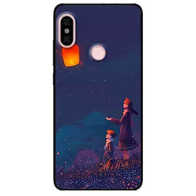 Ốp lưng in cho Xiaomi Redmi Note 5 Pro Mẫu Conan Ngắm Đèn
