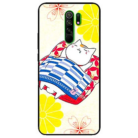 Ốp lưng dành cho Xiaomi Redmi 9 mẫu Mèo May Mắn 1
