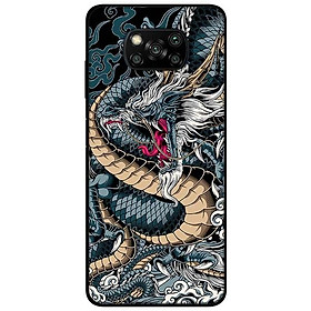 Ốp lưng dành cho Xiaomi Poco X3 mẫu Rồng Bay Xanh