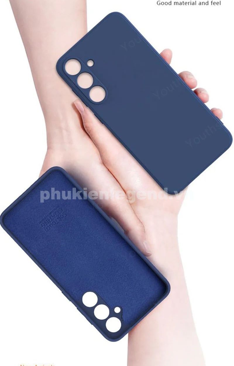 Ốp Lưng Dành Cho Samsung Galaxy S24 Silicone Dẻo Lót Nhung Nỉ Chống Sốc chống bẩn hạn chế bám vân tay - Hàng Nhập Khẩu