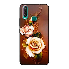 Ốp Lưng in cho Vivo Y17 Mẫu Hoa Hồng 1 - Hàng Chính Hãng