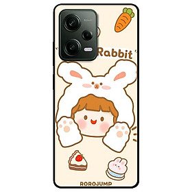 Ốp lưng cho Redmi Note 11 4G - Redmi Note 12 - Redmi Note 12 Pro - Redmi Note 12 Pro 5G - Búp Bê Thỏ Bánh - Hàng Chính Hãng