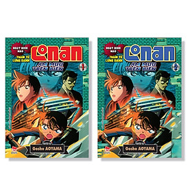 Truyện tranh Combo 2 tập Conan: Âm mưu trên biển (Hoạt hình màu) - Kim Đồng