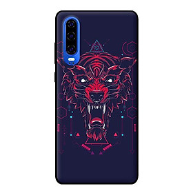 Ốp lưng in cho Huawei P30 mẫu Sói - Hàng chính hãng