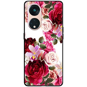 Ốp lưng dành cho Oppo Reno 8T 4G - Reno 8T 5G - Reno 10 5G - Reno 10 Pro 5G - Họa Tiết Hoa Hồng - Hàng Chính Hãng