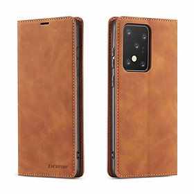 Bao da dành cho Samsung Galaxy Note 20 Ultra dạng ví chính hãng Forwenw cao cấp -  Hàng nhập khẩu ( Tặng kính cường lực bảo vệ Camera )