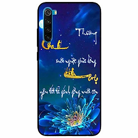 Ốp lưng in cho Xiaomi Redmi Note 8 Mẫu Thư Pháp Cha Mẹ