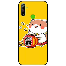 Ốp lưng dành cho Realme C3 mẫu Mèo vung Tiền