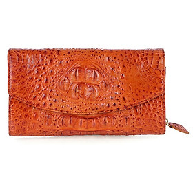 Túi Đeo Chéo Nữ Da Cá Sấu Huy Hoàng HT6230 (14.5 x 24.5 cm) - Vàng