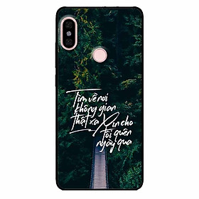 Ốp lưng in cho Xiaomi Redmi Note 6 Pro Mẫu Tìm Về Nơi Xa
