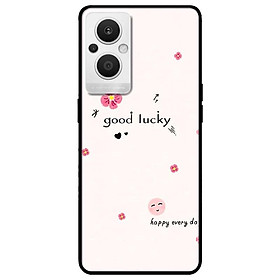 Ốp lưng cho Oppo Reno 2Z - 2F - Reno 6Z - Reno 7Z 5G - 8Z 5G - Reno 8T 4G - Reno 8T 5G - Good Lucky Hồng - Hàng Chính Hãng