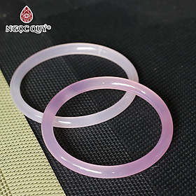Vòng tay chalcedony hồng - Ngọc Quý Gemstones