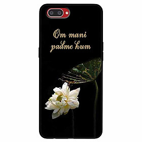 Ốp lưng dành cho Realme C1 mẫu Om Mani Cánh Sen Trắng