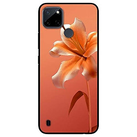 Ốp lưng dành cho Realme C21Y - C25Y mẫu Hoa Lan Cam