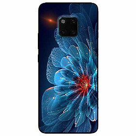 Ốp lưng dành cho Huawei Mate 20 Pro mẫu Mẫu Đơn Xanh Đỏ