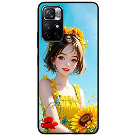 Ốp lưng Redmi Note 11 - 11s 4G - 11 5G - 11 Pro Quốc Tế - 11 Pro Xách Tay - Vương Miệng Hoa - Hàng Chính Hãng