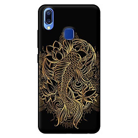 Ốp lưng in cho Vivo Y91 mẫu Chép Vàng Trên - Hàng chính hãng