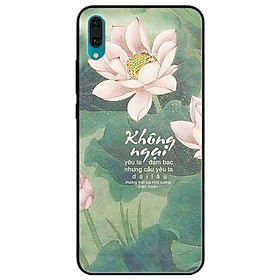 Ốp lưng in cho Huawei Y7 Pro 2019 Mẫu Không Ngại Yêu