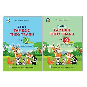 Sách Combo Bài tập tập đọc theo tranh lớp 2 tập 1 + 2 (CÁNH DIỀU)