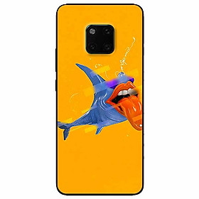 Ốp lưng dành cho Huawei Mate 20 Pro mẫu Cá Mập Mờ