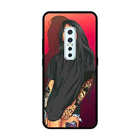 Ốp Lưng in cho Vivo V17 Pro Mẫu Nữ Thời Trang - Hàng Chính Hãng