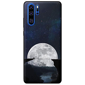 Ốp lưng in cho Huawei P30 Pro Moon - Hàng chính hãng