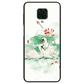 Ốp lưng dành cho Xiaomi Redmi 9s - 9 Pro - 9 Promax mẫu Đôi Thiên Nga