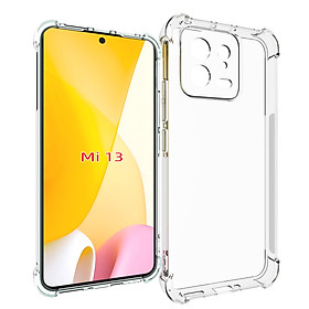 Ốp lưng dành cho Xiaomi 13 5G, Xiaomi 13 Pro 5G dẻo trong chống sốc cao cấp - Hàng chính hãng