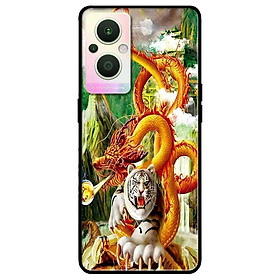 Ốp lưng dành cho Oppo A16K - Oppo A36 / A76 - Oppo Reno 7z 5G mẫu Long Tranh Hỗ Đấu