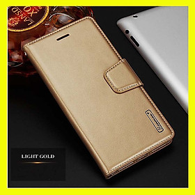 Bao da dạng ví cho SamSung Galaxy S21Ultra hiệu Hanman, DaDa có quai cài có ngăn để thẻ ATM và để tiền, bao da may viền - Hàng nhập khẩu 