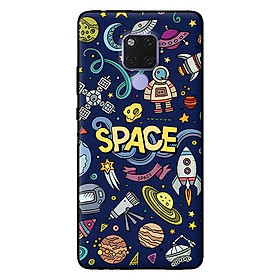 Ốp lưng in cho Huawei Mate 20 mẫu Họa Tiết Vũ Trụ - Hàng chính hãng