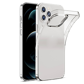 Ốp lưng dẻo silicon trong suốt cho iPhone 12 / iPhone 12 Pro (6.1 inch) hiệu Ultra Thin (siêu mỏng 0.6mm, chống trầy, chống bụi) - Hàng nhập khẩu