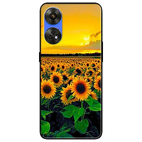 Ốp lưng dành cho Oppo Reno 8T 4G - Reno 8T 5G - Reno 10 5G - Reno 10 Pro 5G - Hoa Hướng Dương - Hàng Chính Hãng