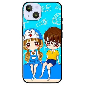 Ốp lưng dành cho Iphone 13 Mini - Iphone 13 - Iphone 13 Pro -  Iphone 13 Pro Max - Cặp Đôi Doremon