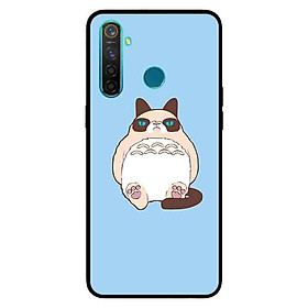 Ốp Lưng in cho Realme 5 Pro / Realme Q Mẫu Chú Mèo Lười - Hàng Chính Hãng