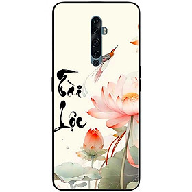 Ốp lưng cho Oppo Reno 2Z, 2F - 6z - 7z 5G - 8z 5G - A96 5G - 8T 4G - 8T 5G - Sen Tài Lộc Hồng - Hàng Chính Hãng