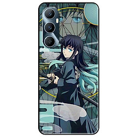 Ốp lưng cho Oppo Realme 10 - C11 2021 - C65 4G - C67 - C20 - Poco X6 5G - Anime Cô Gái Tóc Đen Xanh - Hàng Chính Hãng